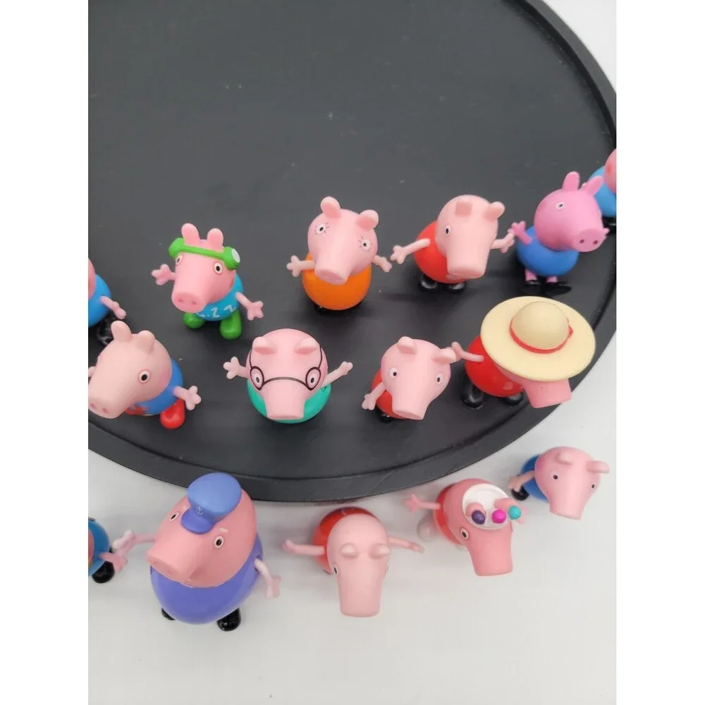 Lot of 16 Peppa Pig And Friends Figures PVC Cake Topper